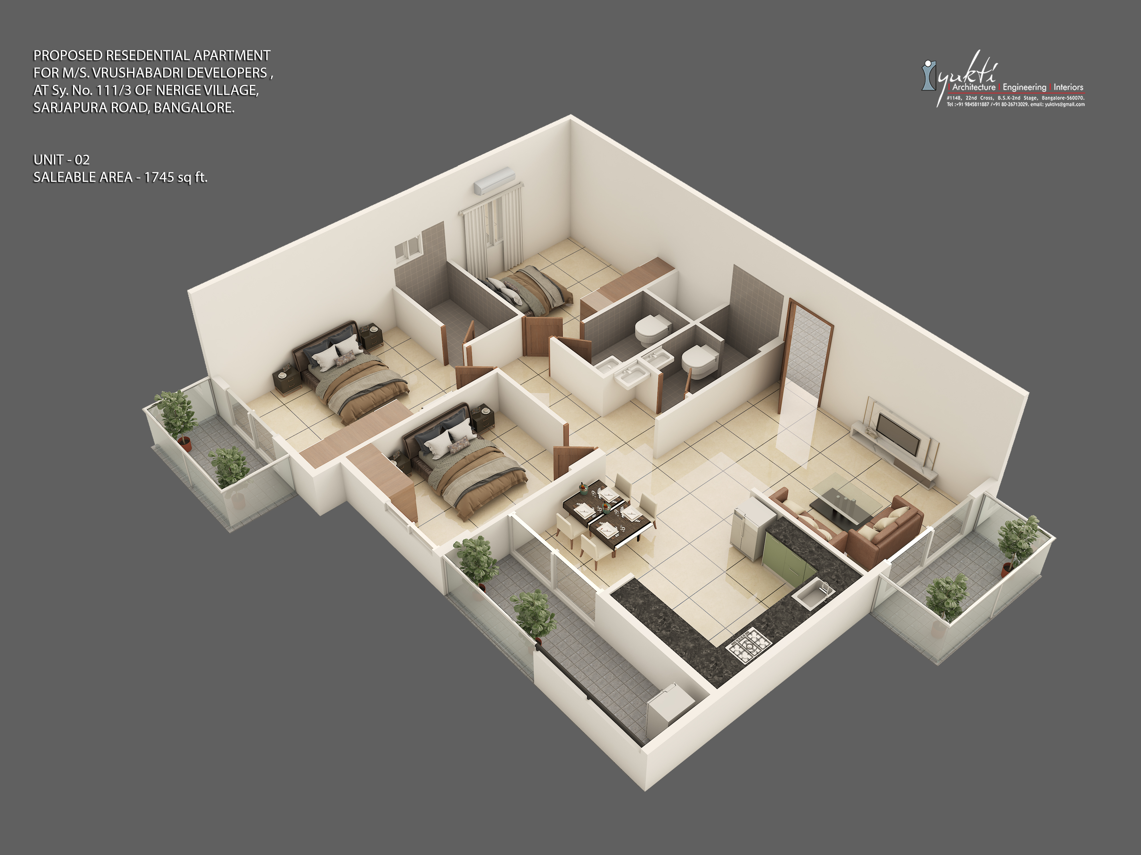 2BHK Plan